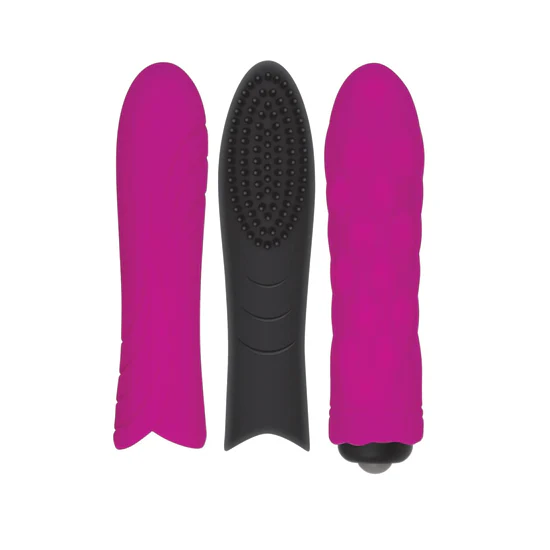 Vibrador Pleasure Sleeve Trio With Bullet - Image 2