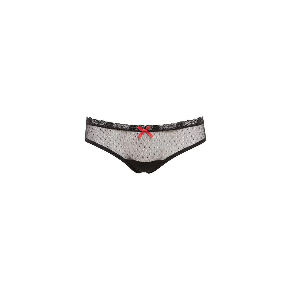 Panty Peek A Boo Butt Panty, Black - Image 4