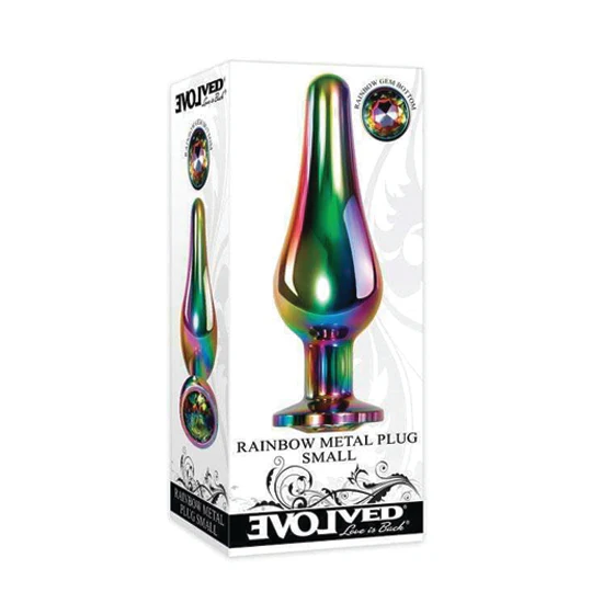 Plug Anal Rainbow Metal Plug Small