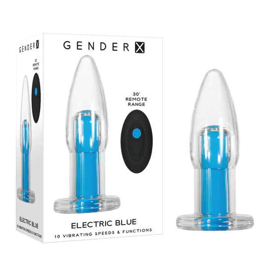 Plug Anal Electric Blue