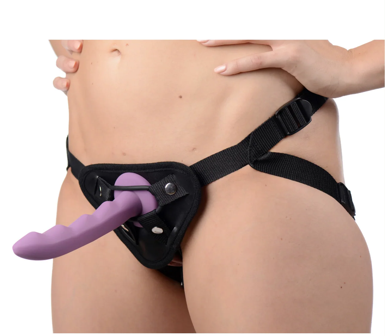 Arnés Su Sutra Fleece-Lined Strap On Harness With Vibrator Poch - Image 3
