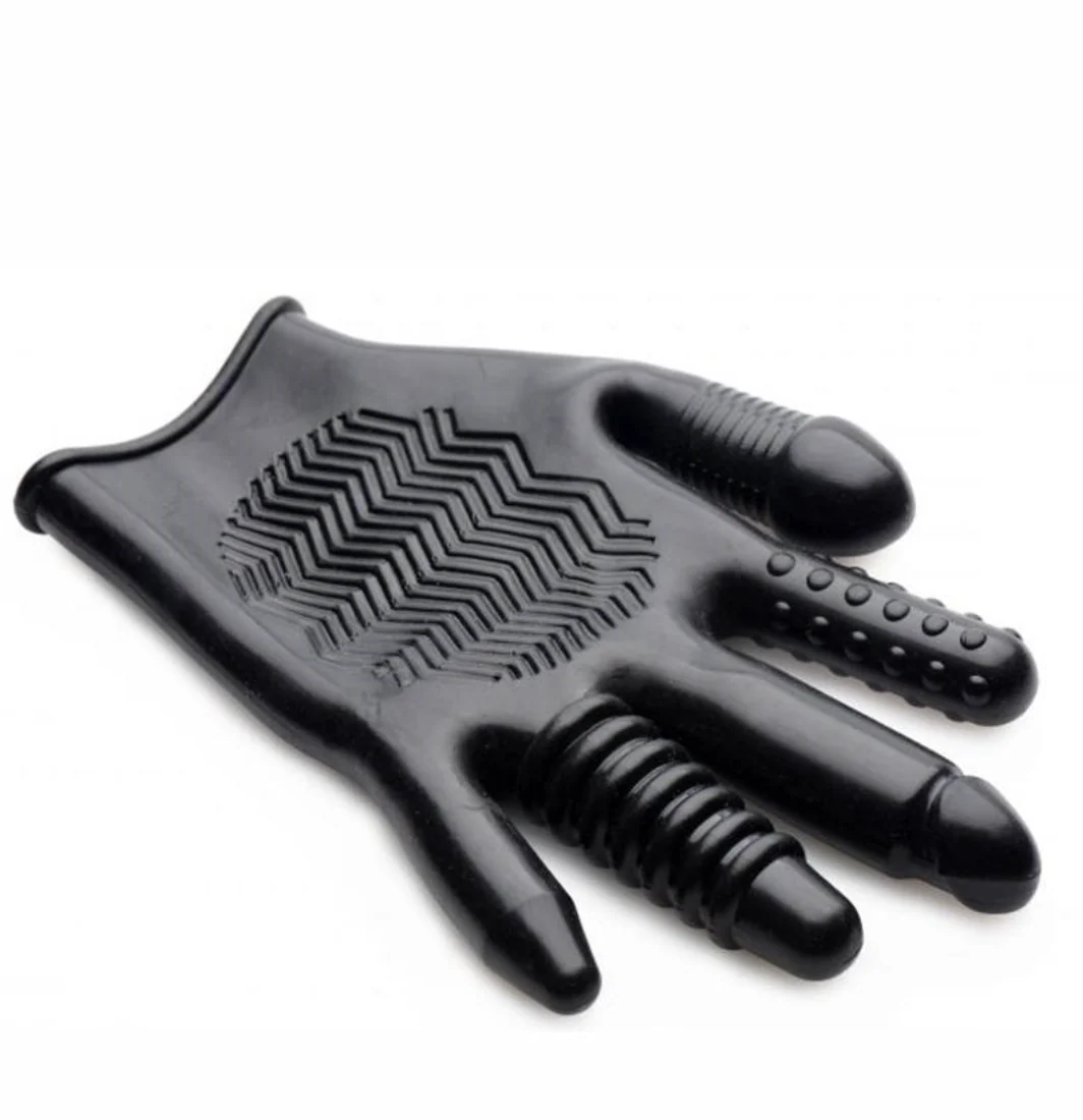 Guante Pleasure Poker Textured Stimulation Glove
