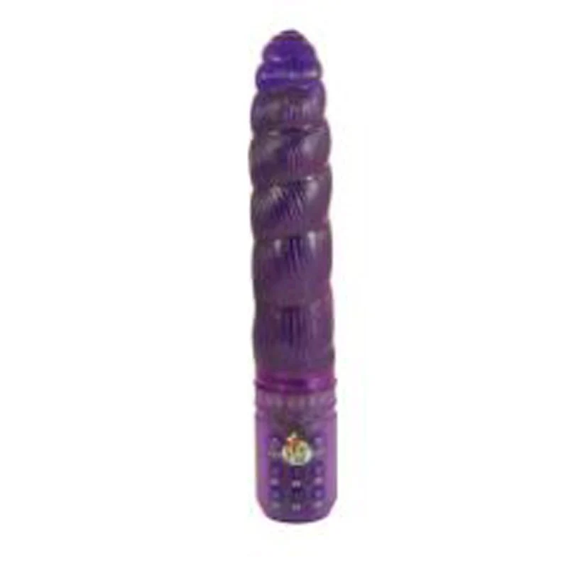 Vibrador 7'' Corkscrew Neo Jel Vibe Purple
