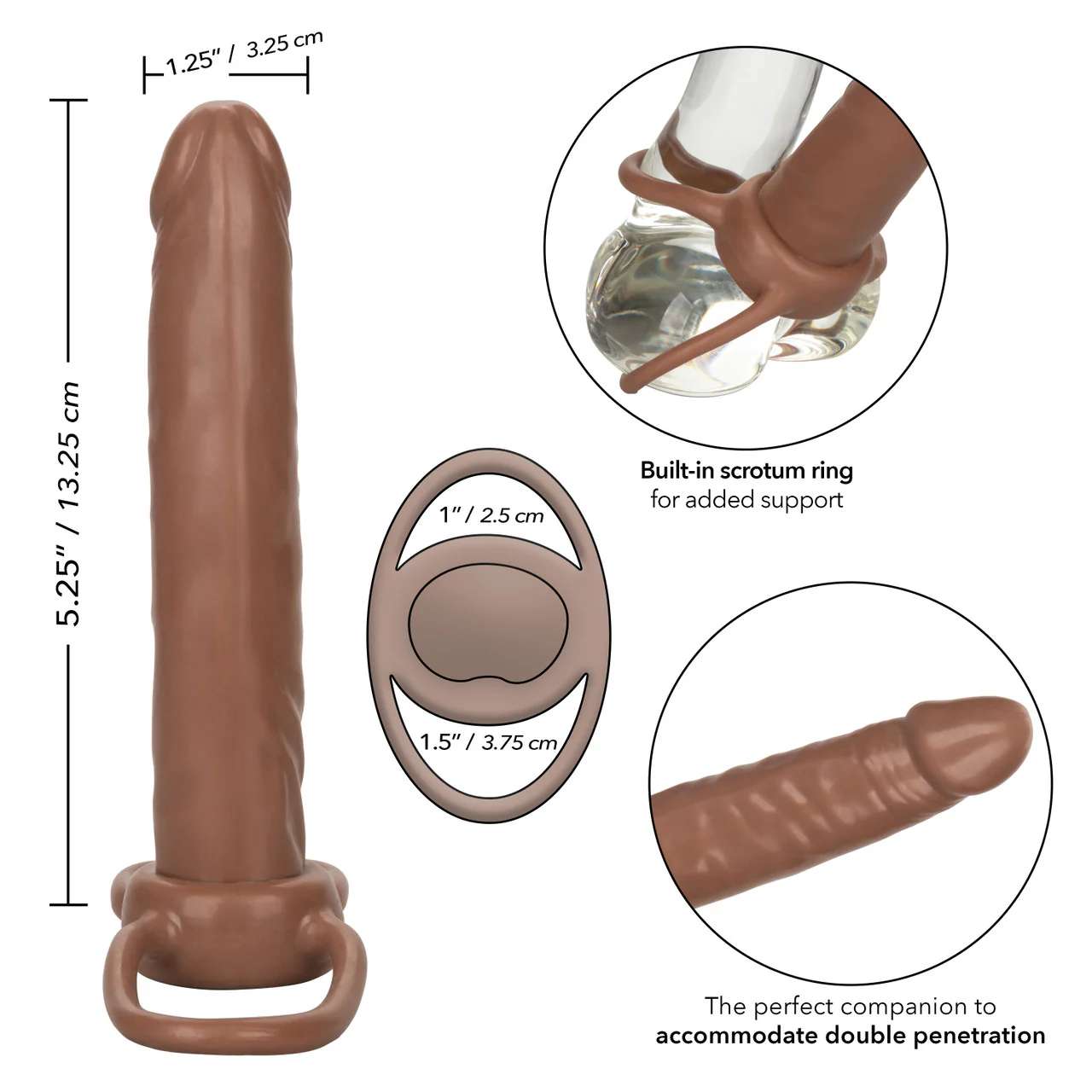 Dildo Accommodator Dual Penetrator 13 cm - Image 4