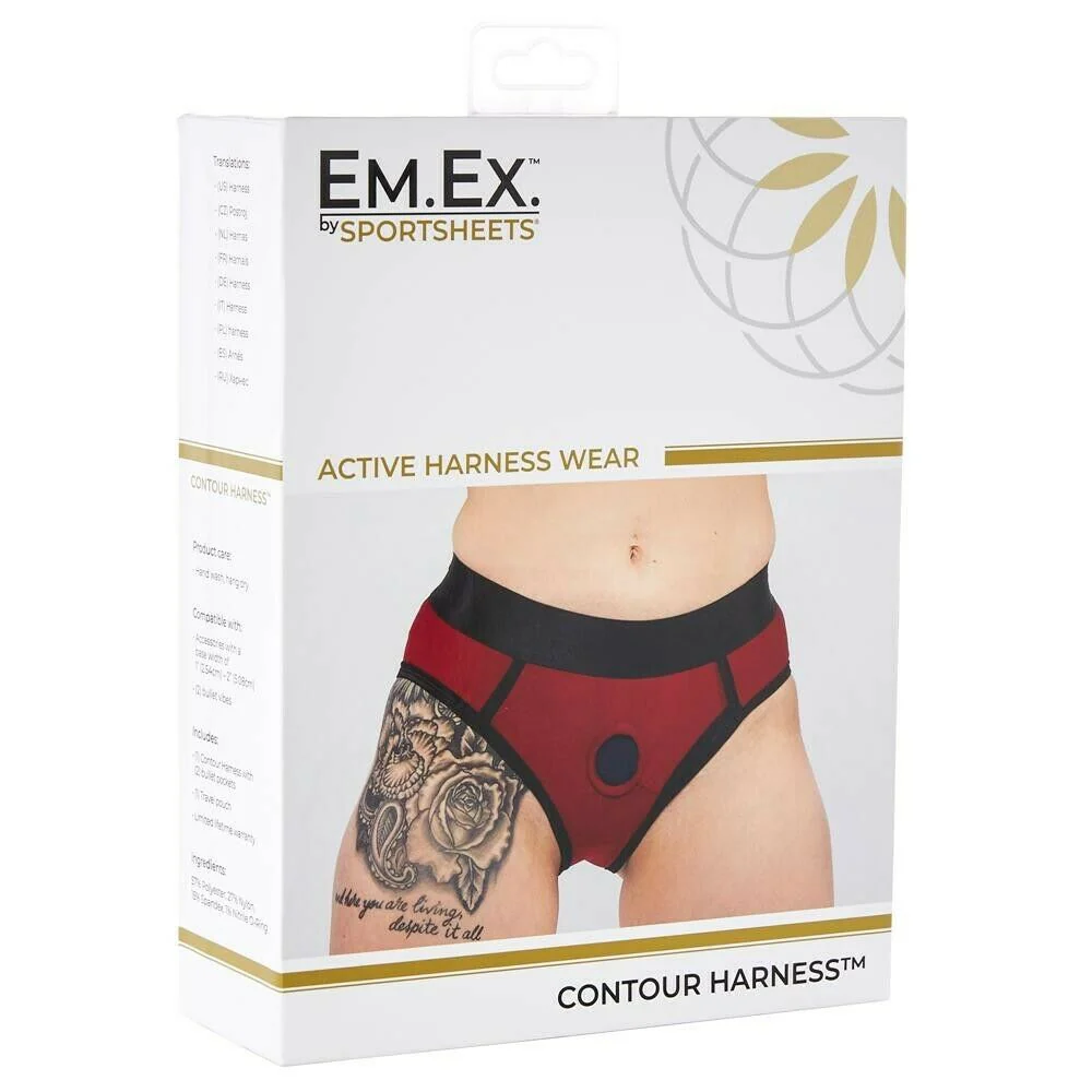 Active Harness Wear Em.Ex - Scarlet/Navy Contour Small