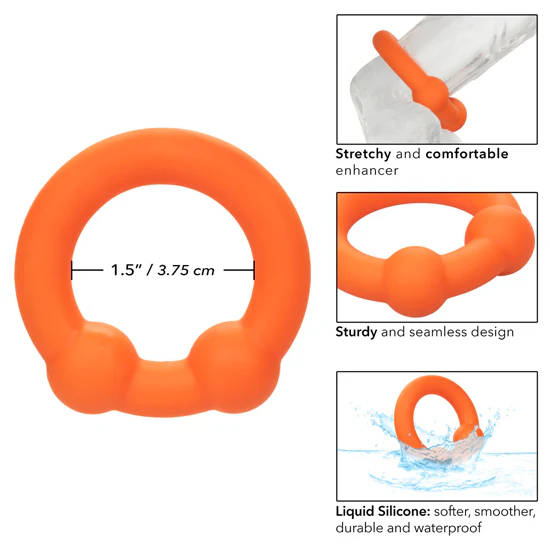 Anillo Alpha Liquid Silicone Dual Ball Ring - Image 2