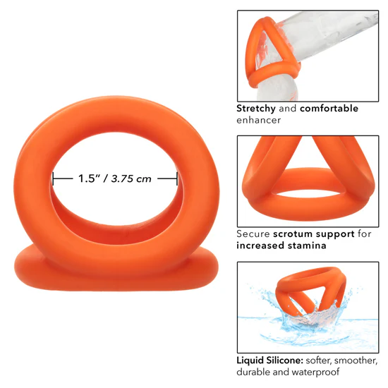Anillo Alpha Liquid Silicone Tri-Ring - Image 2
