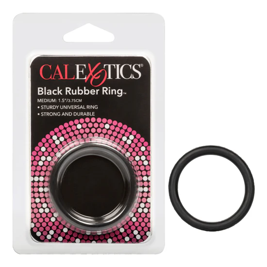 Anillo Black Rubber Ring - Medium