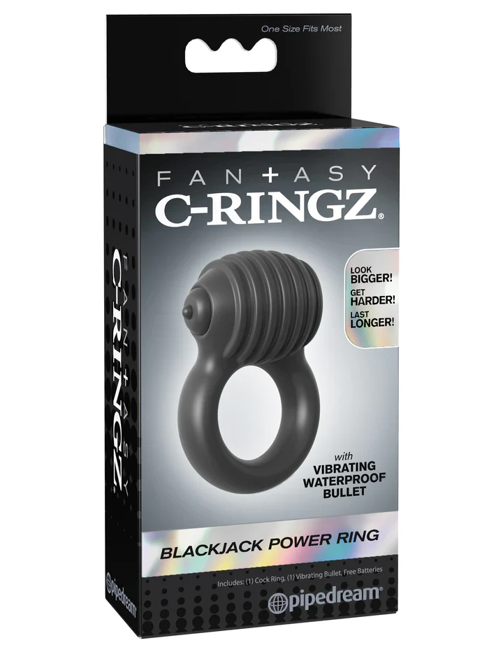 Anillo Fantasy C-Ringz Blackjack Power Ring – Black
