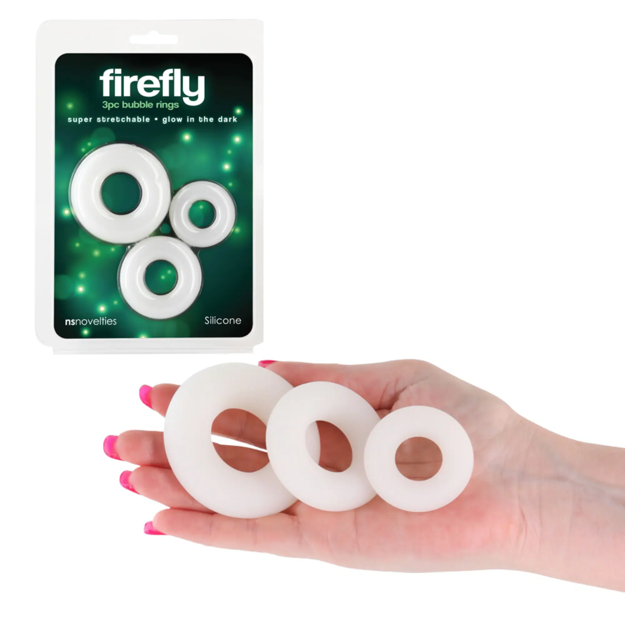 Anillo Firefly 3 pc Bubble Rings - Image 2