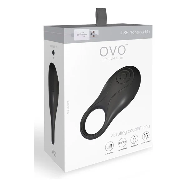 Anillo Ovo A2 Rechargeable Ring Black - Image 2