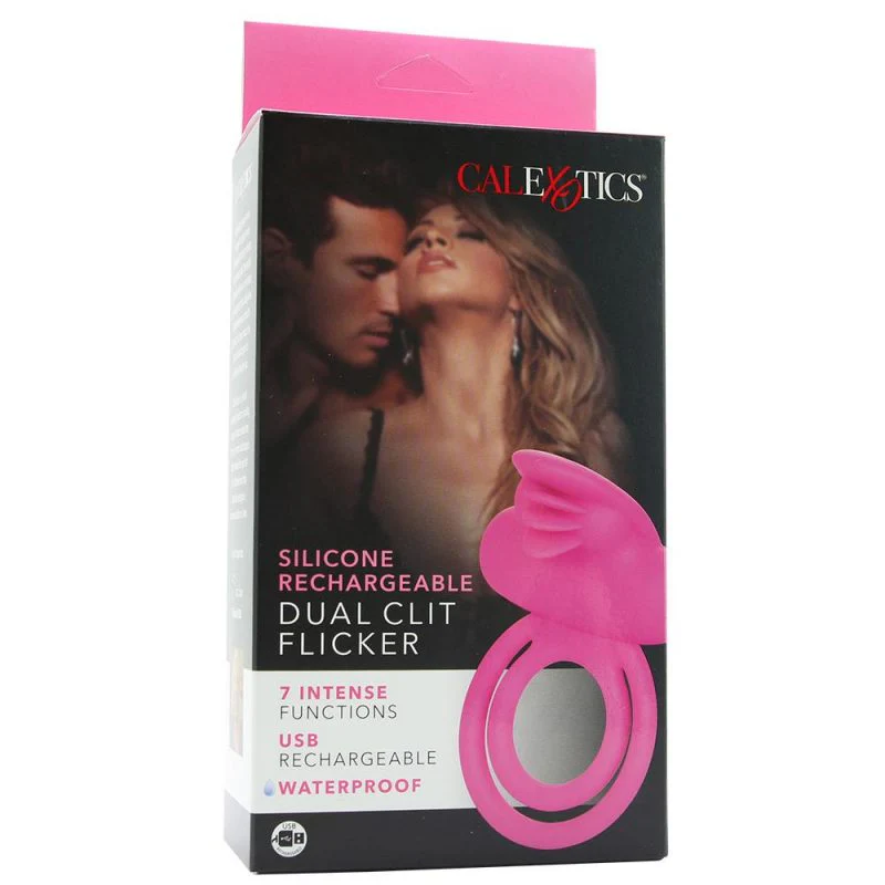 Anillo Rechargeable Dual Clit Flicker Enhancer