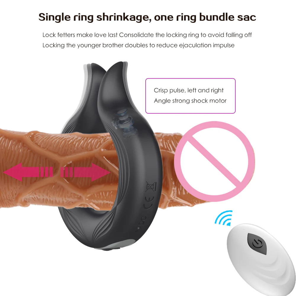 Anillo Silicone Rechargeable Black Control - Image 3