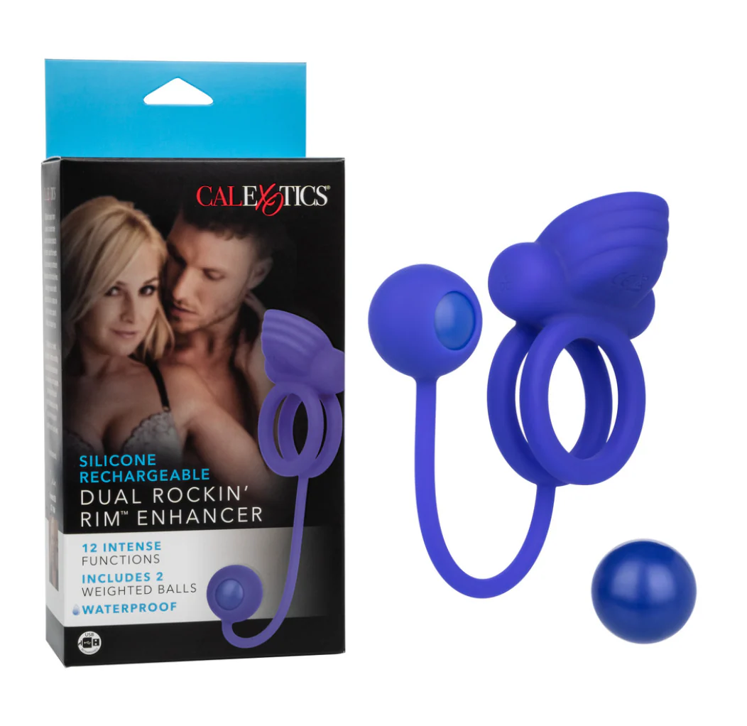 Anillo Silicone Rechargeable Dual Rockin' Rim Enhancer