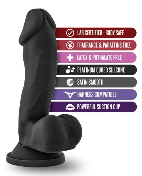 Dildo Ruse Juicy Negro de Blush Novelties - Image 5