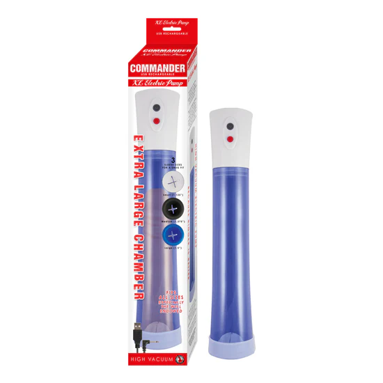 Bomba Commander Extra Large Electric Pump-Blue
