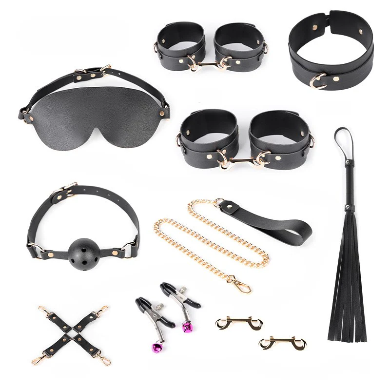 Bondage Kit Black Flogging Travel Set - Image 2