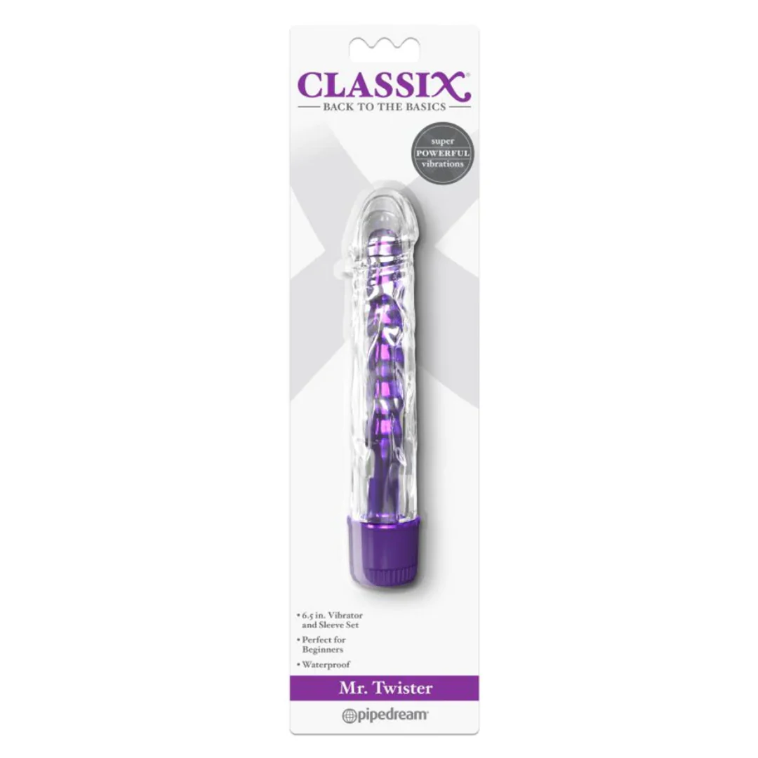Vibrador Classix Mr. Twister - Purple