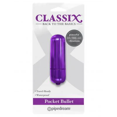 Vibrador Classix Pocket Bullet Purple