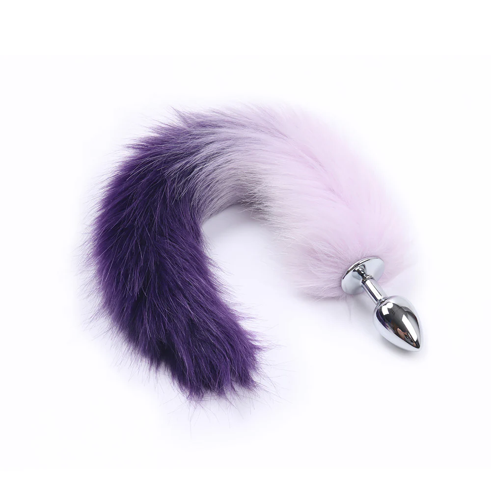 Colita Fox Faux Fur - Ombre Lilac