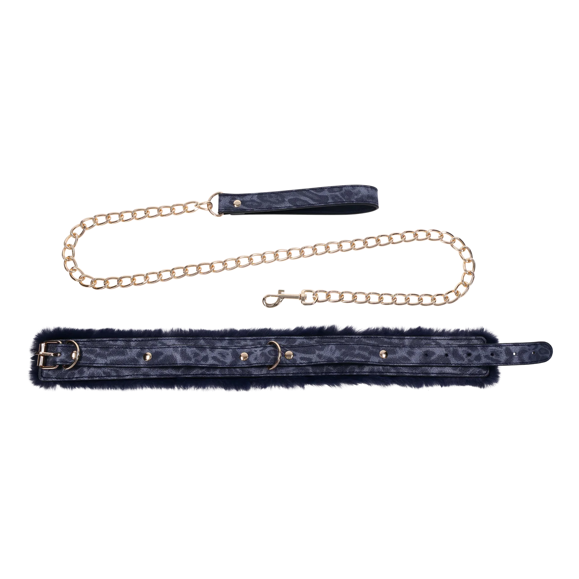 Collar Cougar Fur Collar & Leash - Image 3