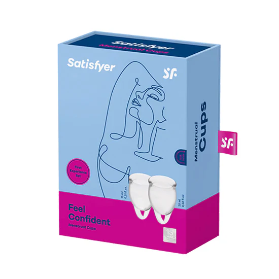 Copa Menstrual Satisfyer Feel Confident -Transparente