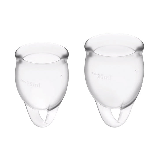 Copa Menstrual Satisfyer Feel Confident -Transparente - Image 2