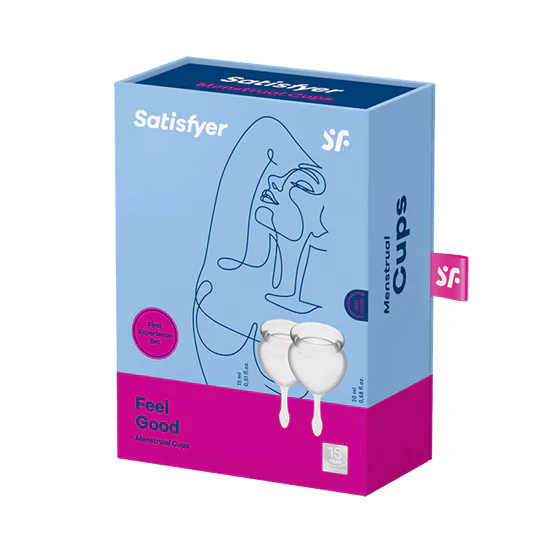 Copa Menstrual Satisfyer Feel Good -Transparente