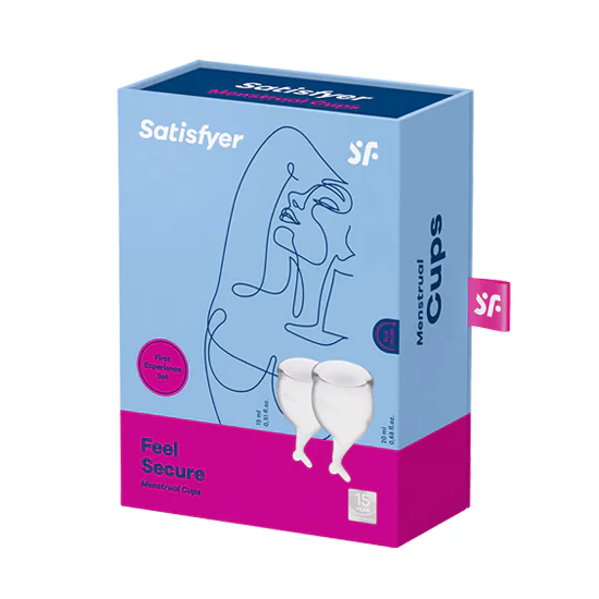 Copa Menstrual Satisfyer Feel Secure -Transparente