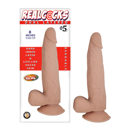 Dildo Realcocks Dual Layered #5 Flesh - 20 cm
