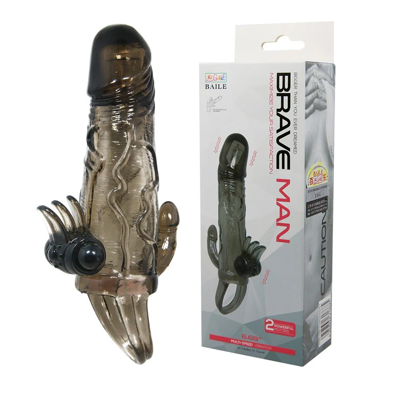 Funda Brave Man Vibrating Sleeve - Smoke