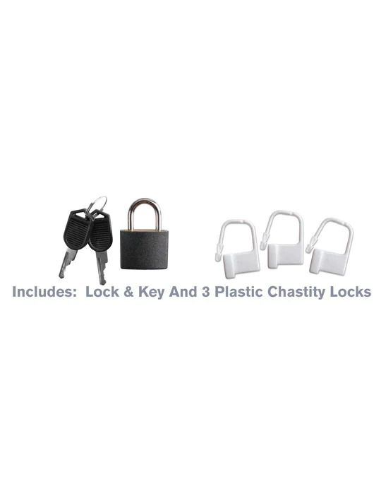 Jaula Extreme Silicone Cock Blocker Black - Fantasy C-Ringz - Image 6