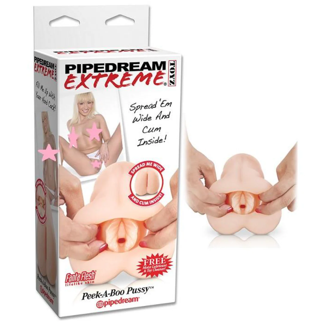 Masturbador Pipedream Extreme Toyz Peek-A-Boo Pussy – Light
