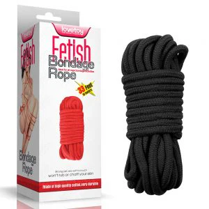 Cuerda Fetish Bondage Rope 10 mts - Black
