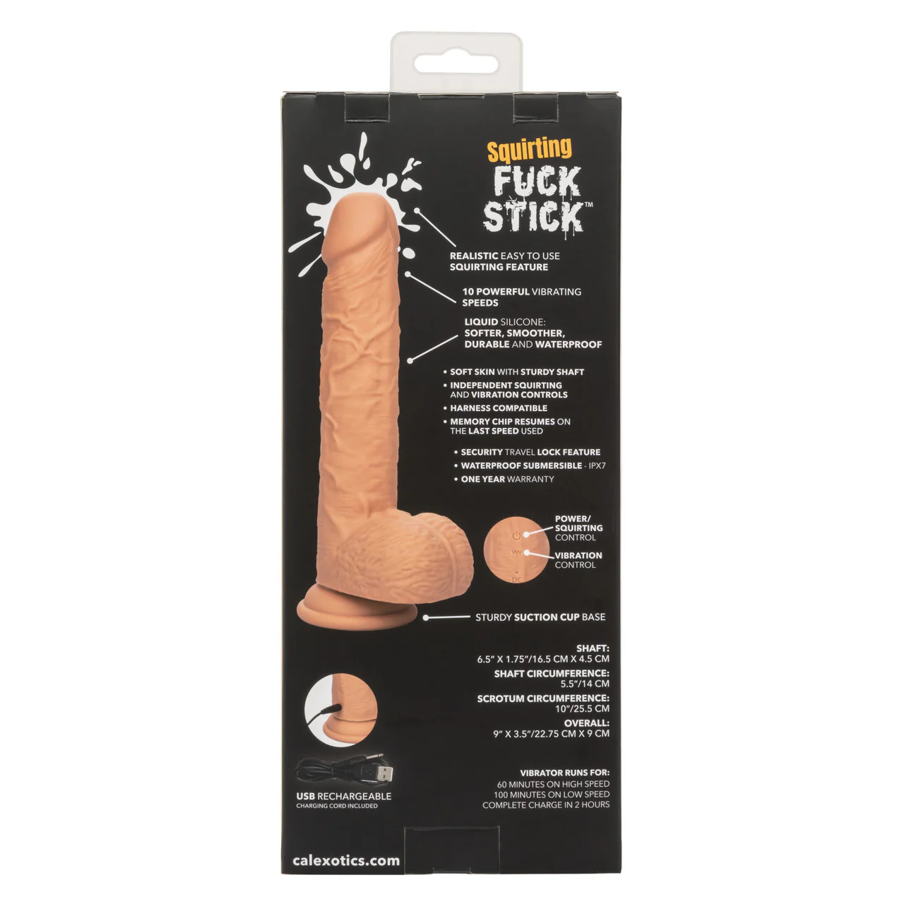 Dildo Squirting Fuck Stick™ 9in.- Ivory - Image 5