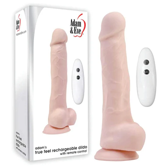 Dildo Adams True Feel 7in. Rechargeable Dildo