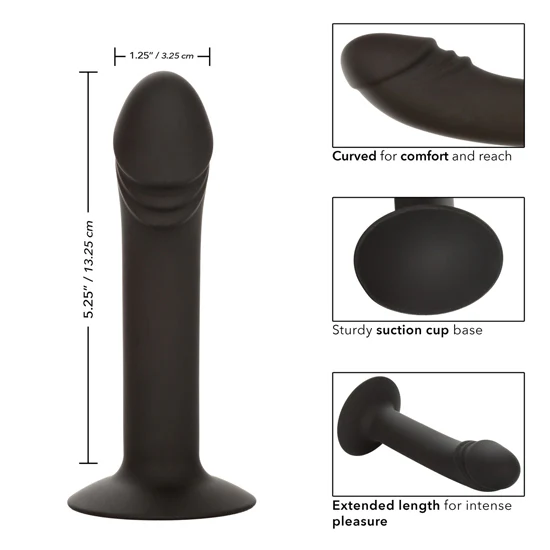 Dildo Anal Silicone Curved Anal Stud - Image 2