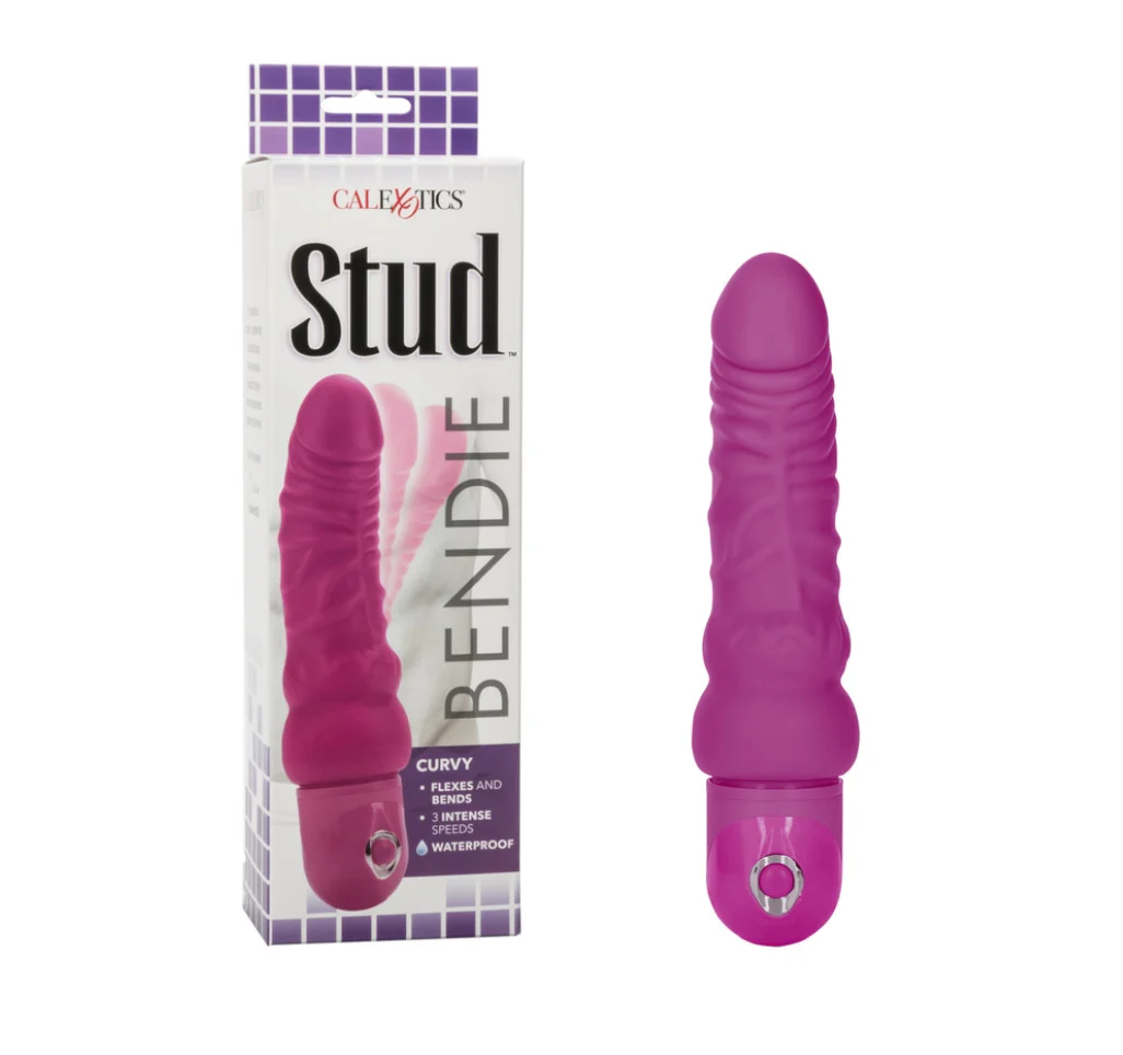 Dildo Bendie Stud Curvy 6.75in. - Pink