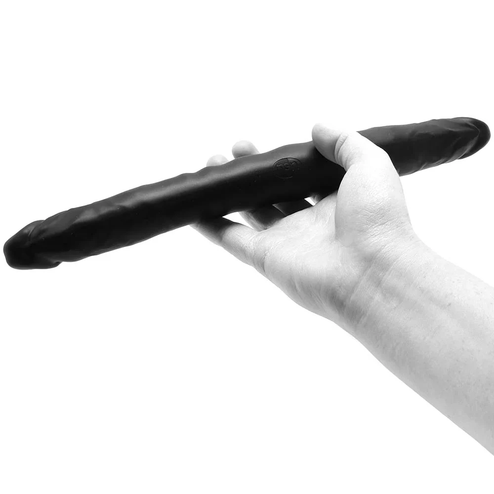 Dildo Colours Double Pleasure 12in. - Black - Image 2