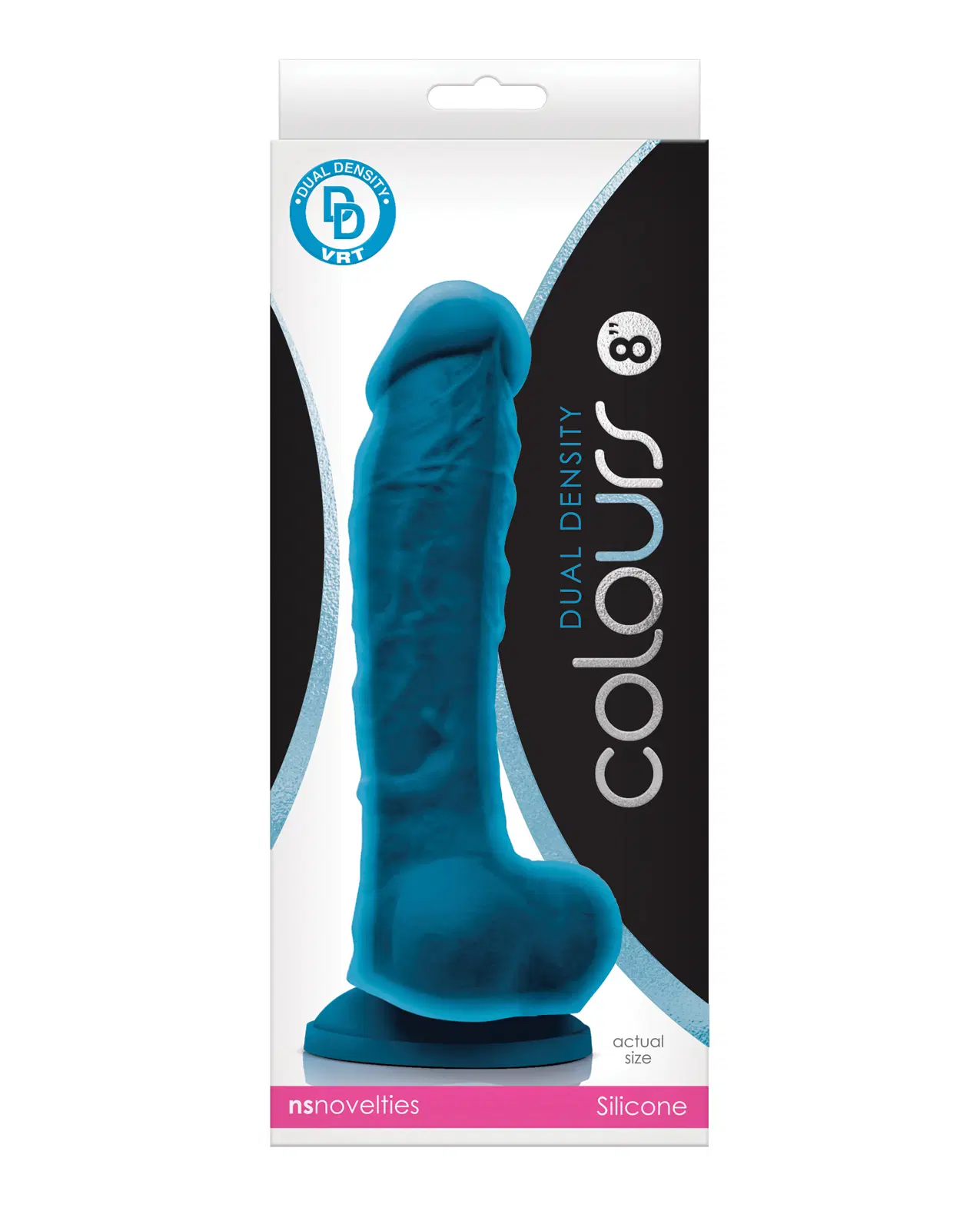 Dildo Colours - Dual Density - 20 cm Dildo - Blue