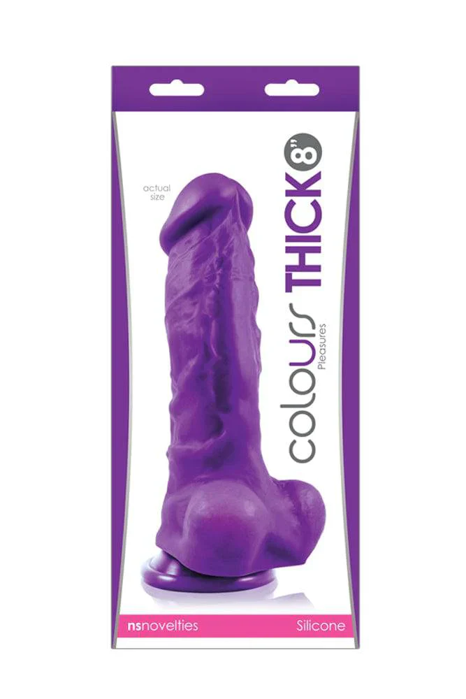 Dildo Colours Thick - 20 cm - Purple