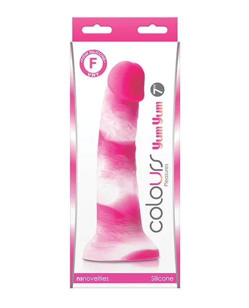 Dildo Colours - Pleasures - Yum Yum  18 cm Dildo - Pink - Image 2