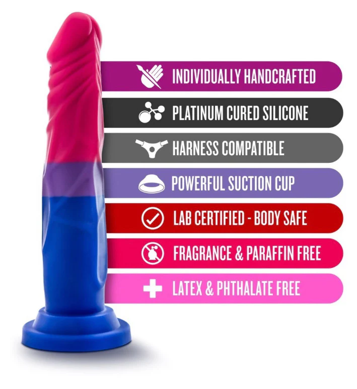 Dildo Avant Pride P8 de Blush Novelties 18 cm - Image 5