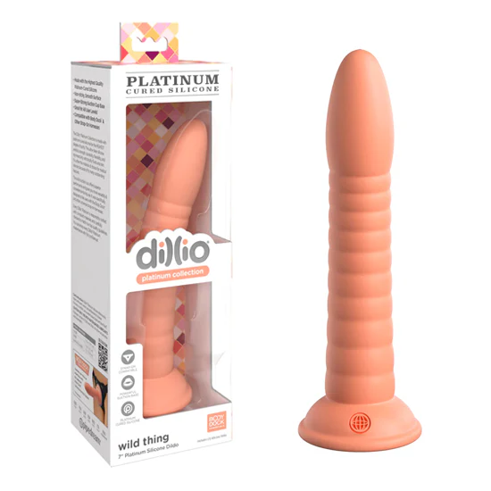 Dildo Dillio Platinum - 18 cm Wild Thing – Peach