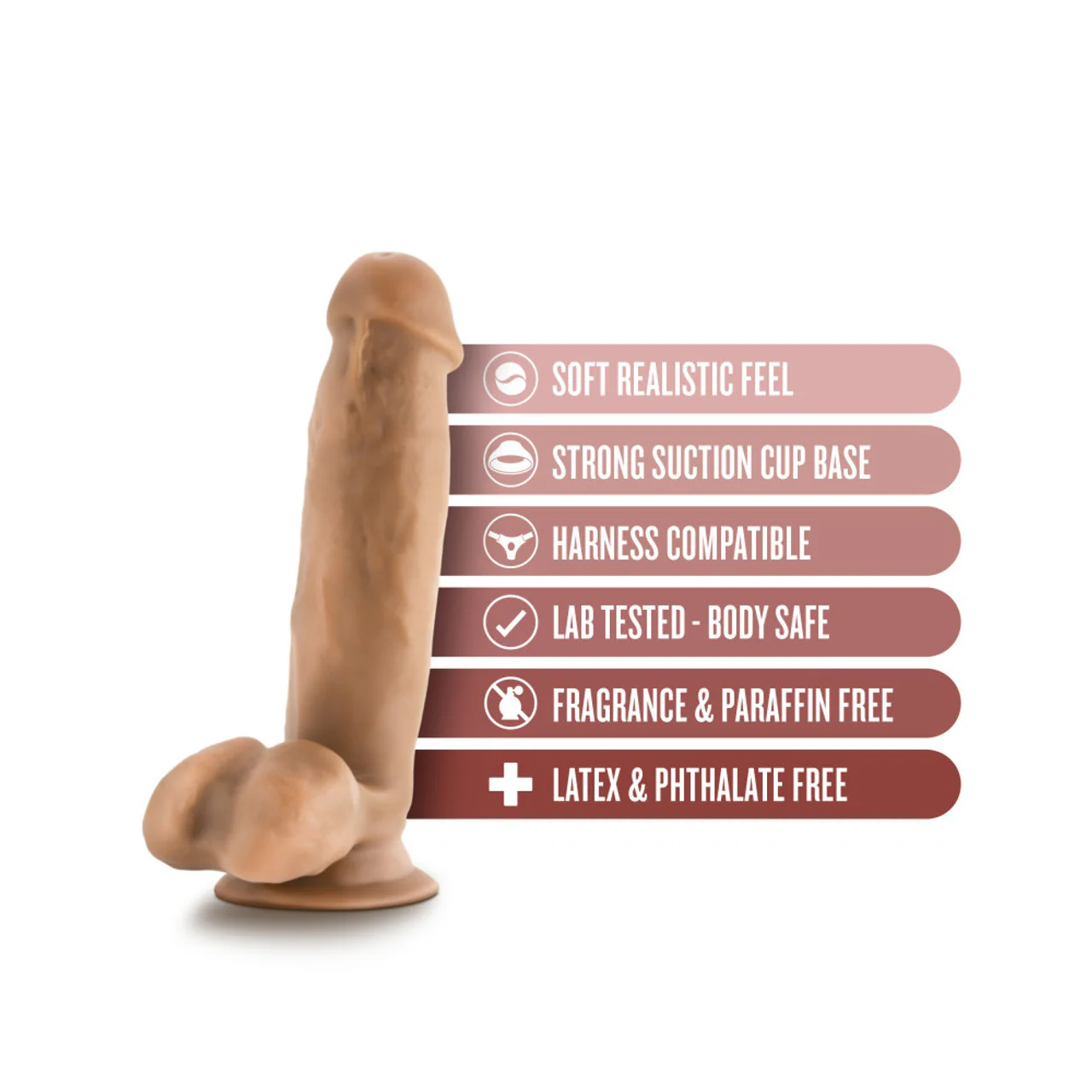 Dildo Dr Skin Dr Mark - 18 cm Tan - Image 2