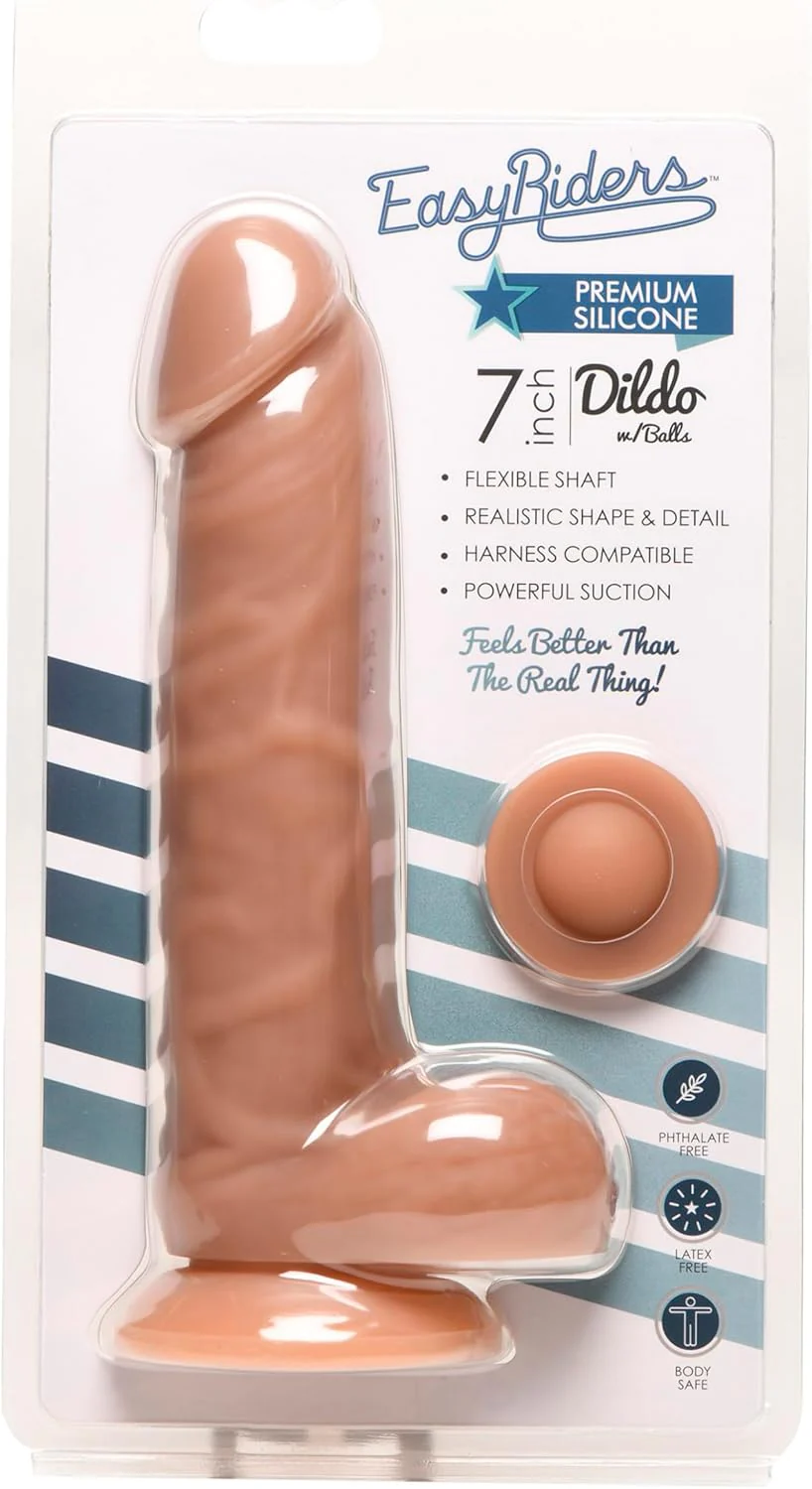 Dildo Easy Riders Dildo with Balls- 18 cm - Image 6