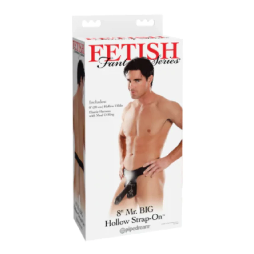 Dildo Fetish Fantasy Series Mr. Big Hollow Strap-On- 20 cm