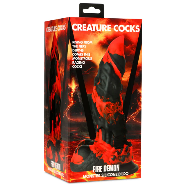 Dildo Fire Demon Monster Silicone Dildo - 21 cm - Image 2
