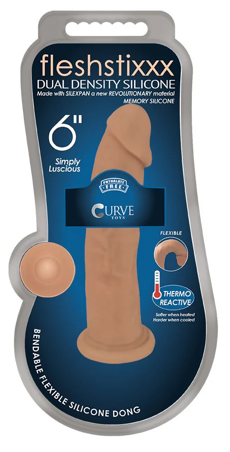 Dildo Fleshstixxx - 15 cm Silicone Dildo No Balls Medium