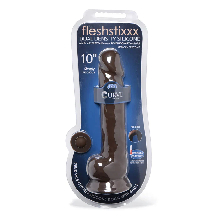 Dildo Fleshstixxx Silicone Dildo with Balls 25 cm - Image 2